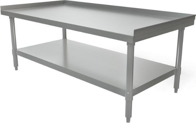 Tarrison - 48.125" x 24" x 24" Equipment Stand with Stainless Steel Legs & Undershelf - SES-2448