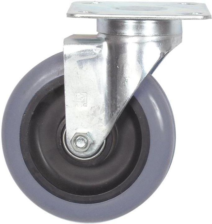 Tarrison - 5" Swivel Plate Caster with Brake - C5PPSB
