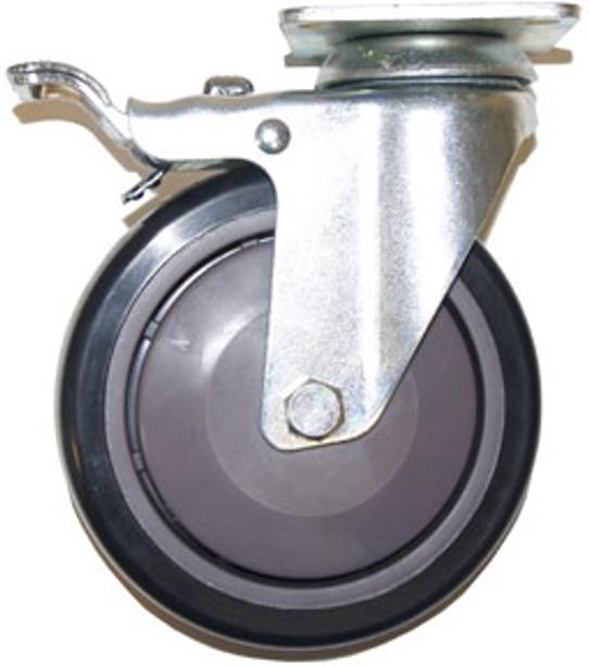 Tarrison - 6" Swivel Plate Caster with Brake - C6PPSB