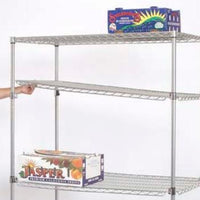 Tarrison - 60" x 18" Flex Mount Wire Shelf with PolySeal Clear Epoxy Finish - SFM1860Z