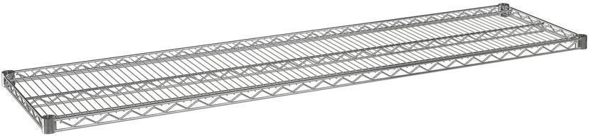 Tarrison - 60" x 18" Wire Shelf with PolySeal Clear Epoxy Finish - S1860Z