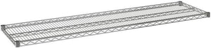 Tarrison - 60" x 18" Wire Shelf with PolySeal Clear Epoxy Finish - S1860Z