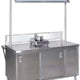Tarrison - 72" Cabinet Base Demo Table with Overhead Mirror - DTCB3072