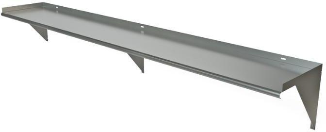 Tarrison - 72" x 12" Below Wall-Mounted Shelf - WS-1272