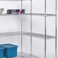 Tarrison - 72" x 18" x 63" 4-Tier Wire Add-On Shelving Unit with Chrome Finish - A18726C