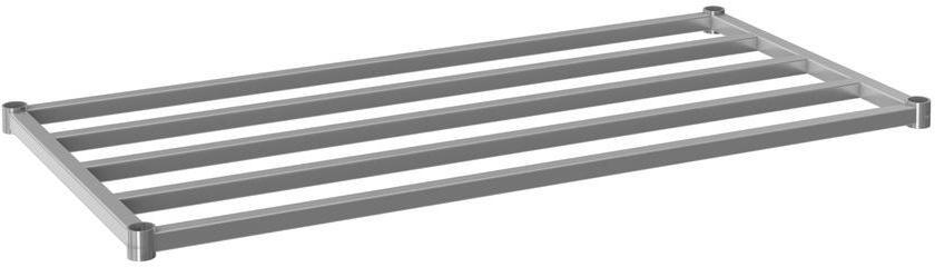 Tarrison - 72" x 24" Dunnage Shelf with PolySeal Clear Epoxy Finish - DF42472Z