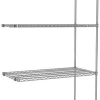 Tarrison - 72" x 24" x 86" 4-Tier Wire Add-On Shelving Unit with Chrome Finish - A24728C