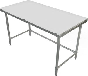 Tarrison - 72" x 30" x 35" Poly Top Open Base Work Table - PTB3072