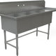 Tarrison - 75" Sink with 3 Compartments & Right Drainboard - PS3-18R