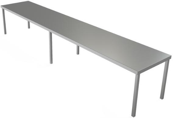 Tarrison - 84" x 18" x 18" Single Overshelf Table Mount - SOS1884