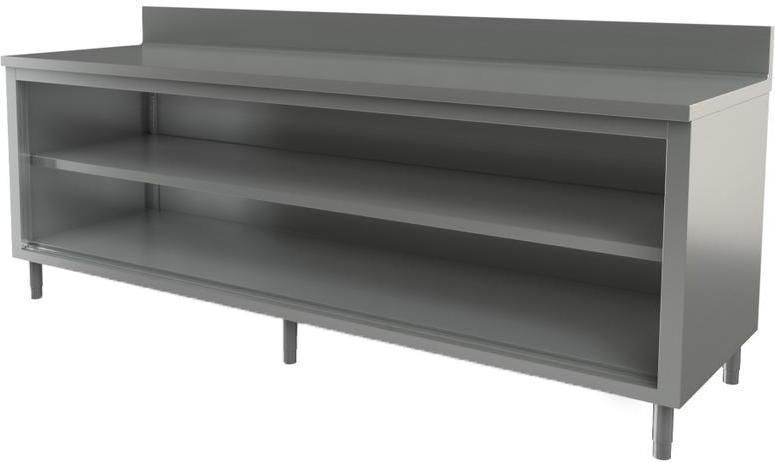 Tarrison - 96" x 24" Servery Work Table with Backsplash - CO2496B
