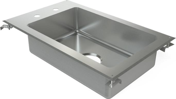 Tarrison - Drop-In Sink with 1 Compartment & 5" Deep Bowl - DI-17115