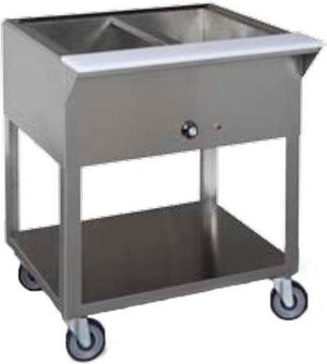 Tarrison - Mobile Serving Counter with Four Wet Bain Marie Wells - ST-4-59