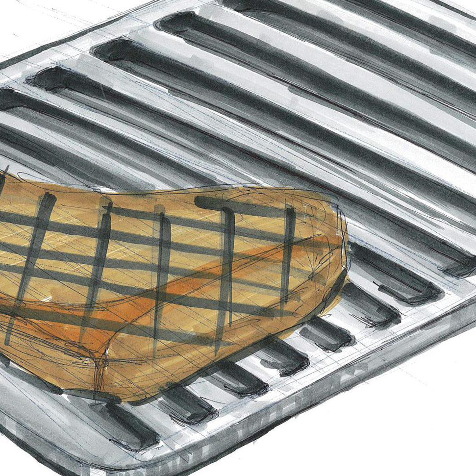 Thermalloy - Combi Full Size Non-Stick Aluminum Grill Open Grate - 576207