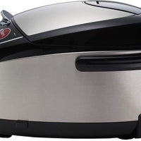 Tiger - 10 Cup Black Microcomputer Rice Cooker & Warmer with Tacook Plate - JAX-T18U