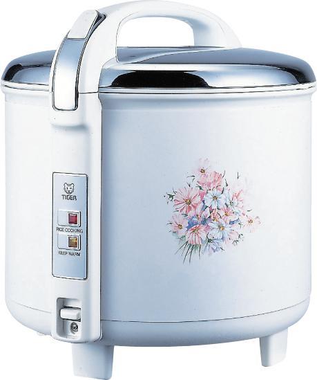 Tiger - 15 Cup Pure Flower Electric Rice Cooker/Warmer (850 Wattage) - JCC-2700