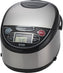 Tiger - 5.5 Cup Black Microcomputer Rice Cooker & Warmer with Tacook Plate - Tiger - JAX-T10U