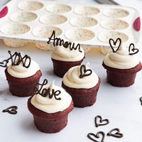 Trudeau - 12 Count Muffin Pan Confetti Fuchsia - 05118553