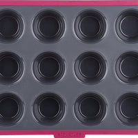 Trudeau - 12 Count Structure Silicone Pro Muffin Pan - 09912094
