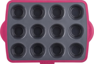 Trudeau - 12 Count Structure Silicone Pro Muffin Pan - 09912094