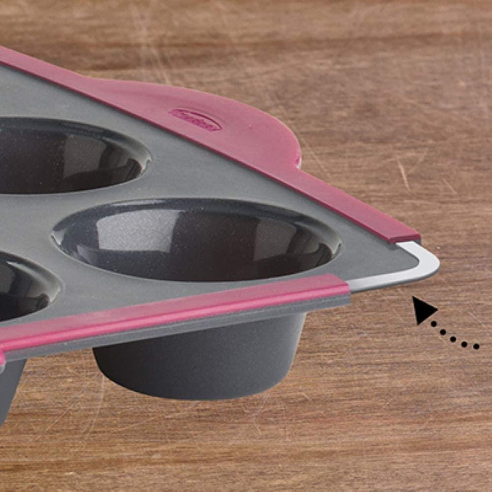 Trudeau - 12 Count Structure Silicone Pro Muffin Pan - 09912094