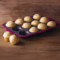 Trudeau - 12 Count Structure Silicone Pro Muffin Pan - 09912094