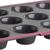 Trudeau - 12 Count Structure Silicone Pro Muffin Pan - 09912094