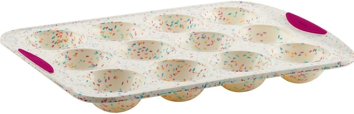 Trudeau - 12 Domes Cake Pan Confetti Fuchsia - 05118652