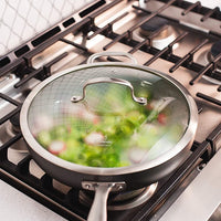 Trudeau - 12" Pure Deep Fry Pan with Lid - 80119006