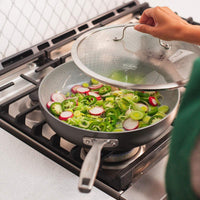 Trudeau - 12" Pure Deep Fry Pan with Lid - 80119006