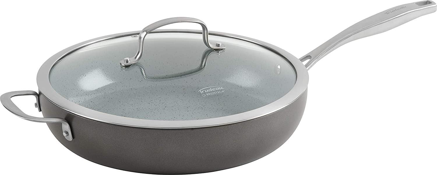 Trudeau - 12" Pure Deep Fry Pan with Lid - 80119006
