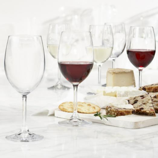 Trudeau - 12.5oz Serene Wine Glasses, Pack of 6 - 4900852