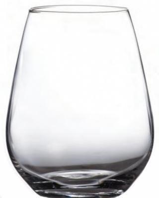 Trudeau - 15.5oz Brava Stemless White Wine Glasses, Pack of 8 - 4900862440