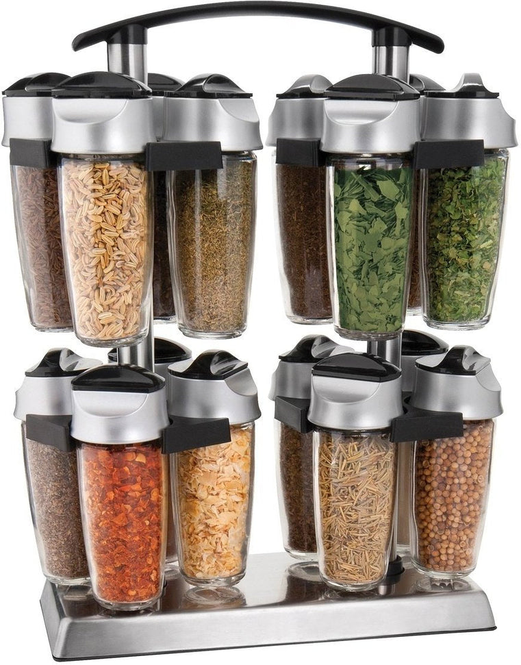 Trudeau - 16 Bottle Quad Spice Carousel - 0718085