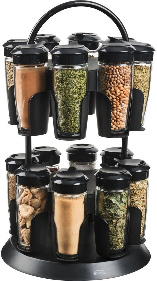 Trudeau - 16 Bottle Tower Spice Carousel - 05317004