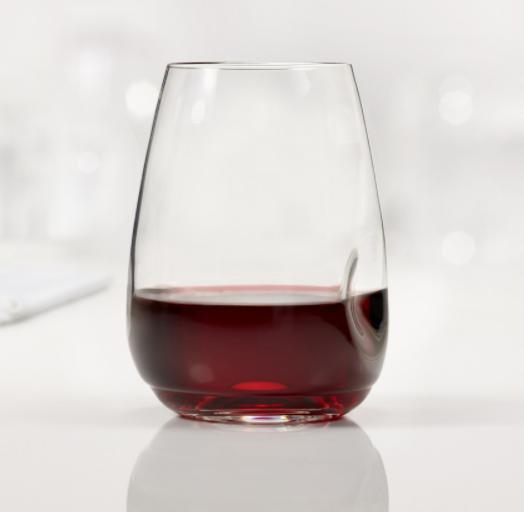 Trudeau - 16oz Gem Stemless Wine Glasses, Pack of 4 - 4900842
