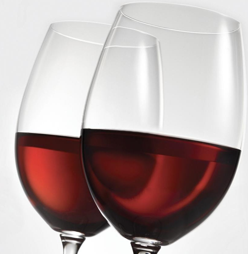Trudeau - 16oz Serene Red Wine Glasses, Pack of 6 - 4900855