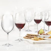 Trudeau - 16oz Serene Red Wine Glasses, Pack of 6 - 4900855