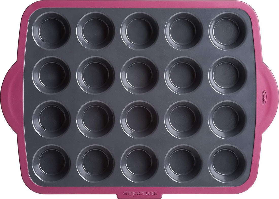 Trudeau - 20 Count Structure Silicone Pro Mini Muffin Pan - 09914072