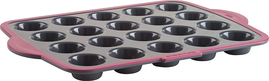 Trudeau - 20 Count Structure Silicone Pro Mini Muffin Pan - 09914072
