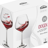 Trudeau - 20oz Oxygen Wine Glasses, Pack of 2 - 490407570