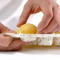 Trudeau - 24 Count Mini Muffin Pan Confetti Fuchsia - 05118554