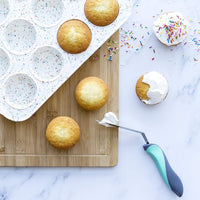 Trudeau - 24 Count Mini Muffin Pan Confetti Fuchsia - 05118554