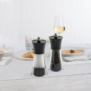 Trudeau - 5" Fiesta Pepper Mill & Salt Mill Black - 0536224