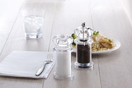 Trudeau - 5.5" Tradition Peppermill & Salt Shaker - 053169