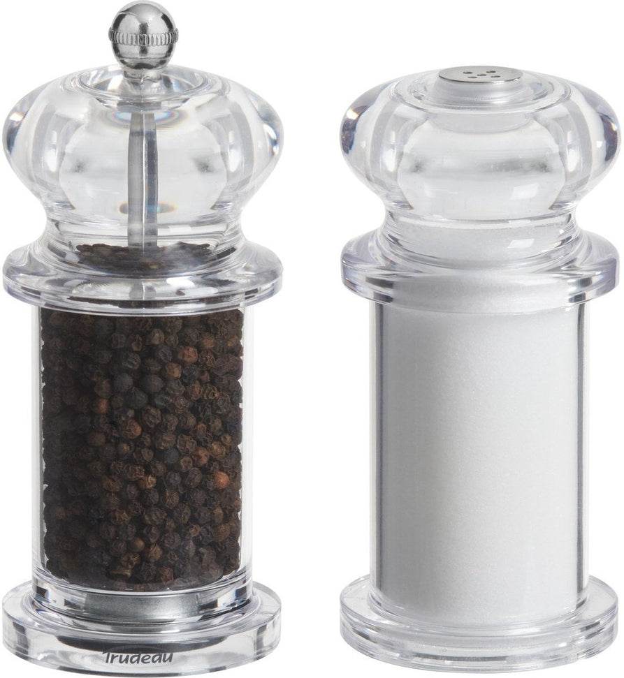 Trudeau - 5.5" Tradition Peppermill & Salt Shaker - 053169