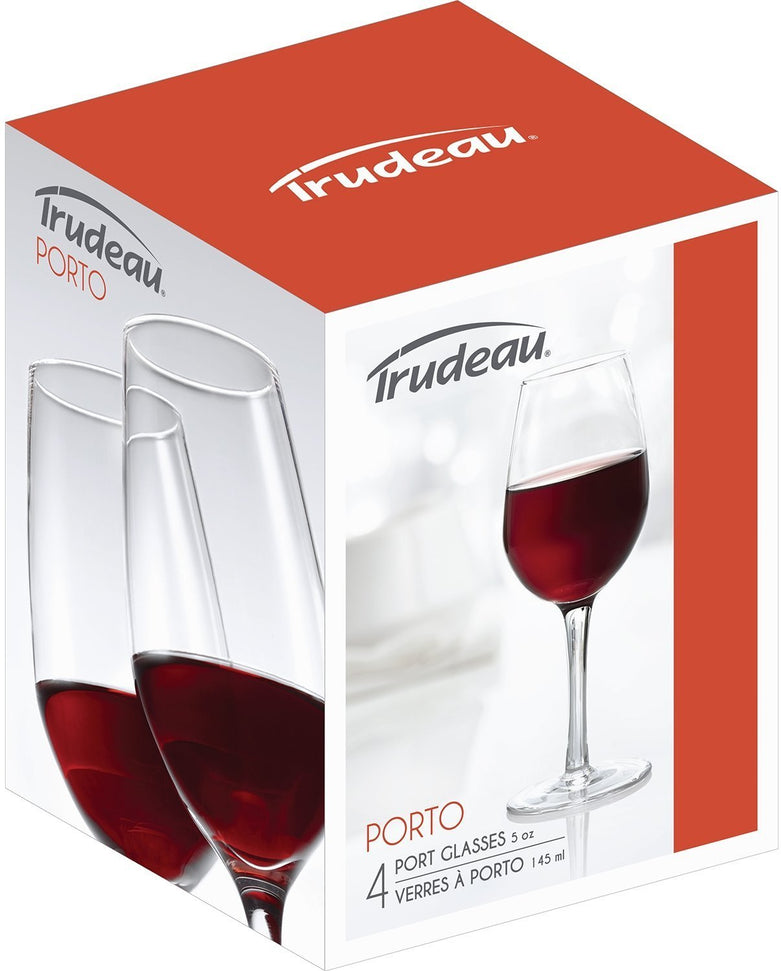 Trudeau - 5oz Tawny Port Glasses, Pack of 4 - 4902012