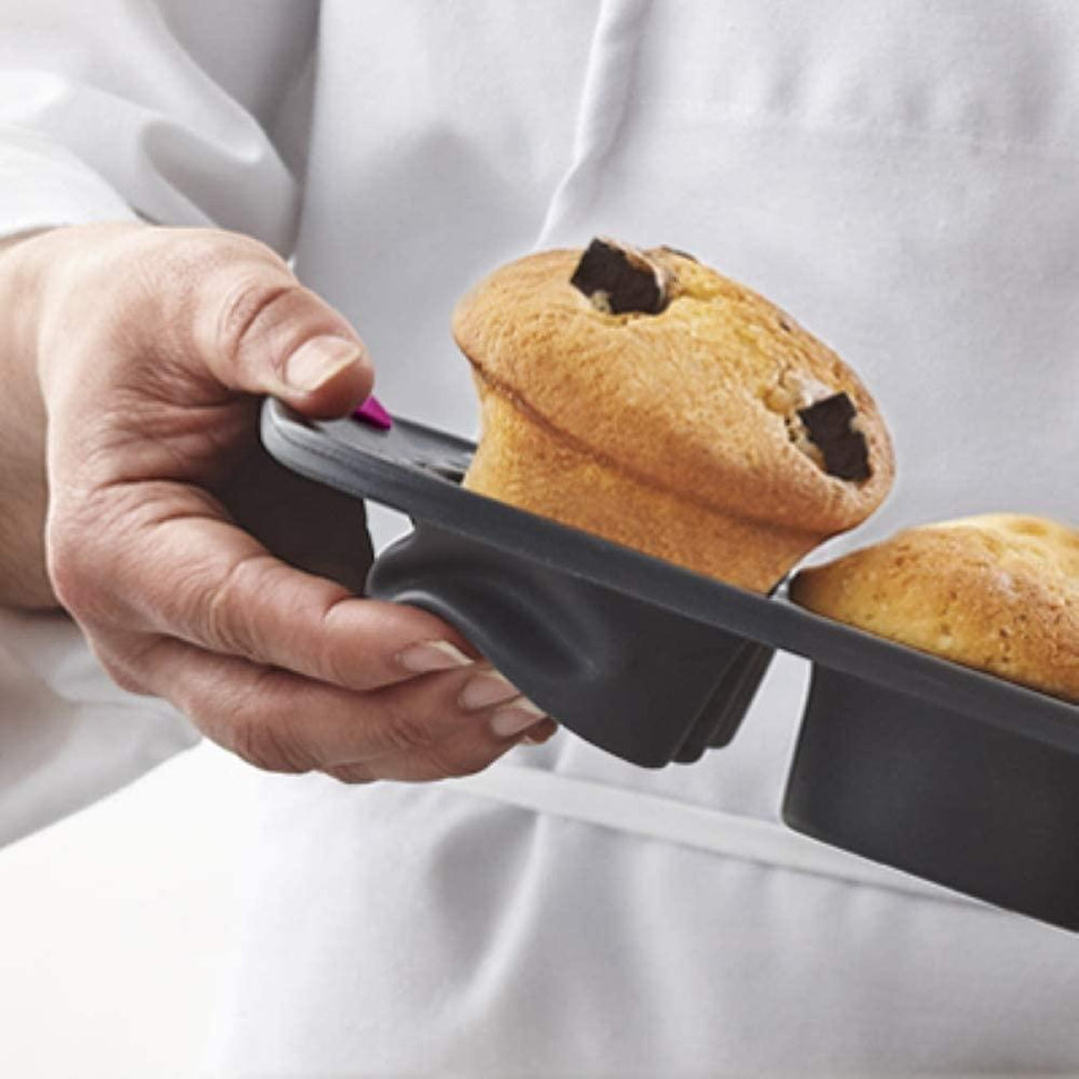 Trudeau - 6 Count Structure Silicone Pro Muffin Pan - 09912093