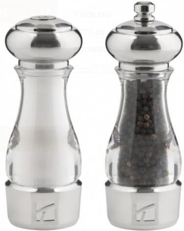 Trudeau - 6" Maya Peppermill & Shaker Clear - 0538065