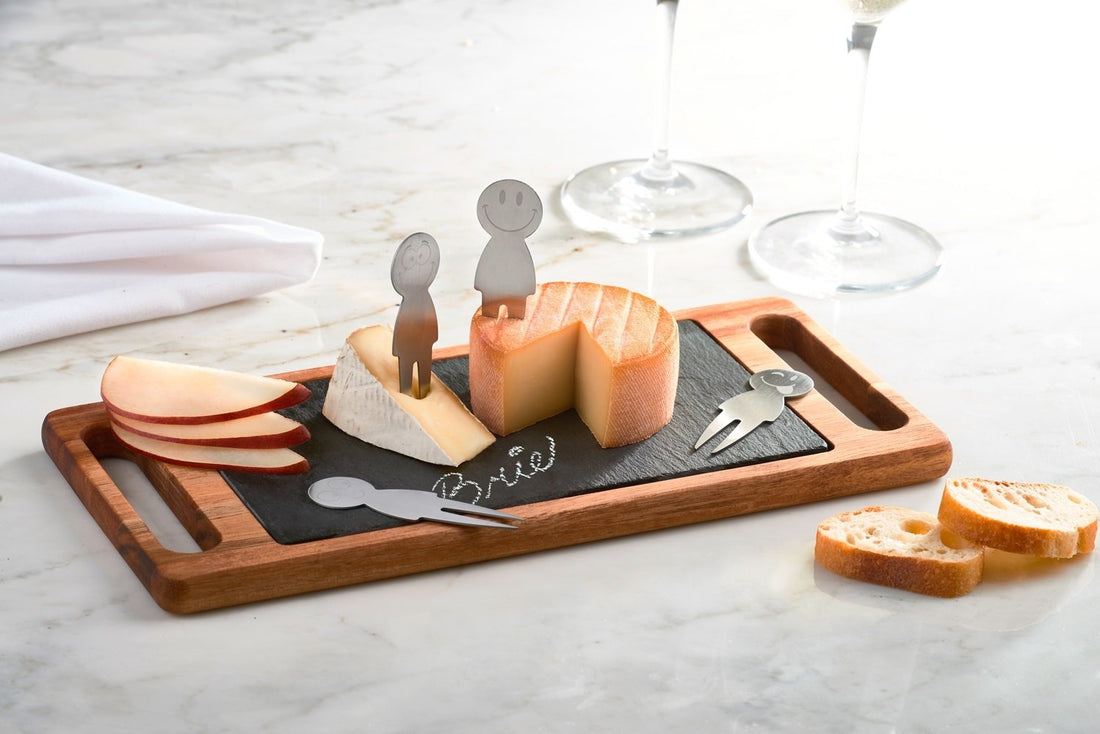 Trudeau - 6 Piece Smiley Cheese Board Set - 05717003
